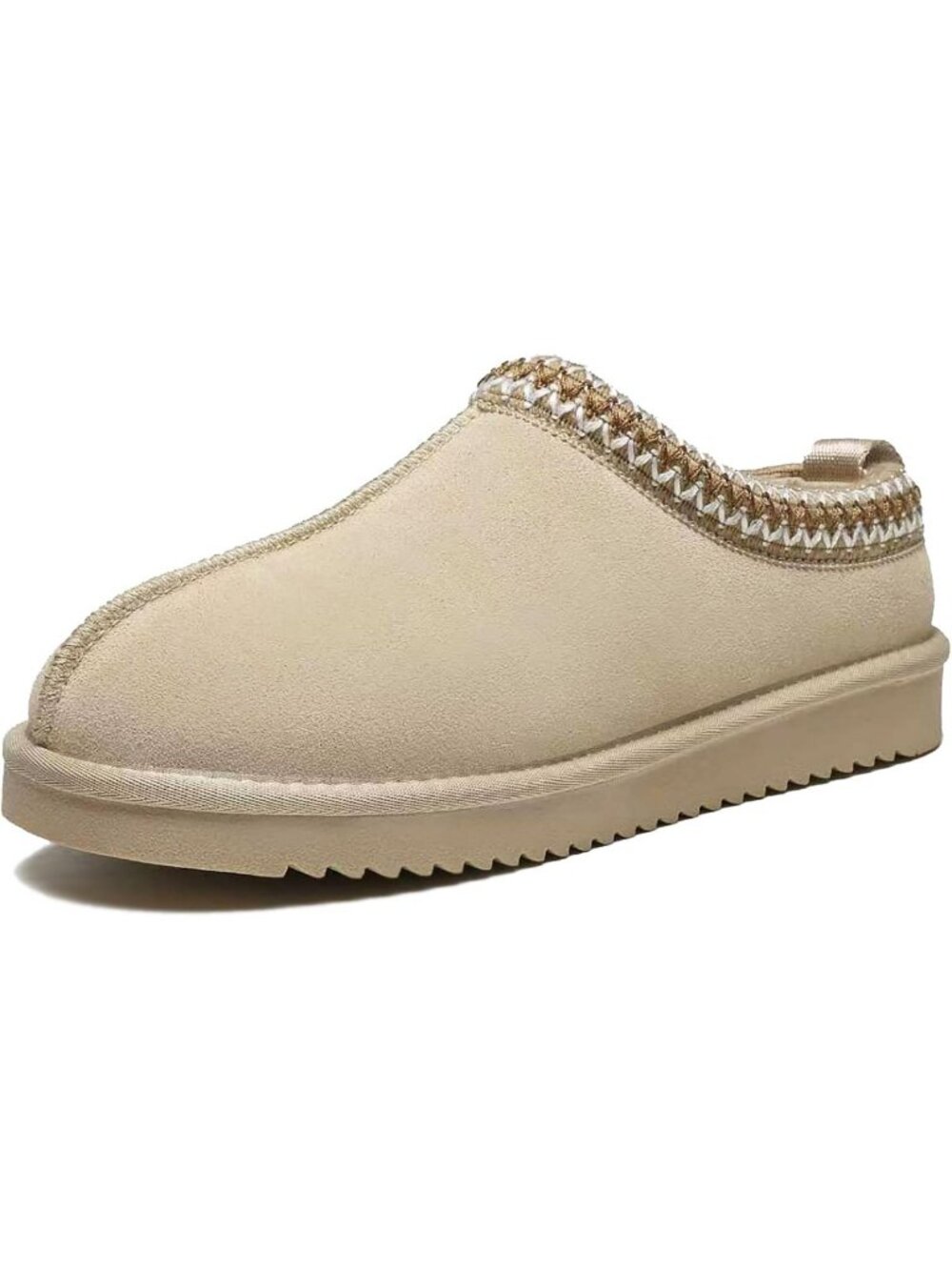 Cozy Women's Fuzzy Suede Slippers - Warm Winter House Shoes for Comfort